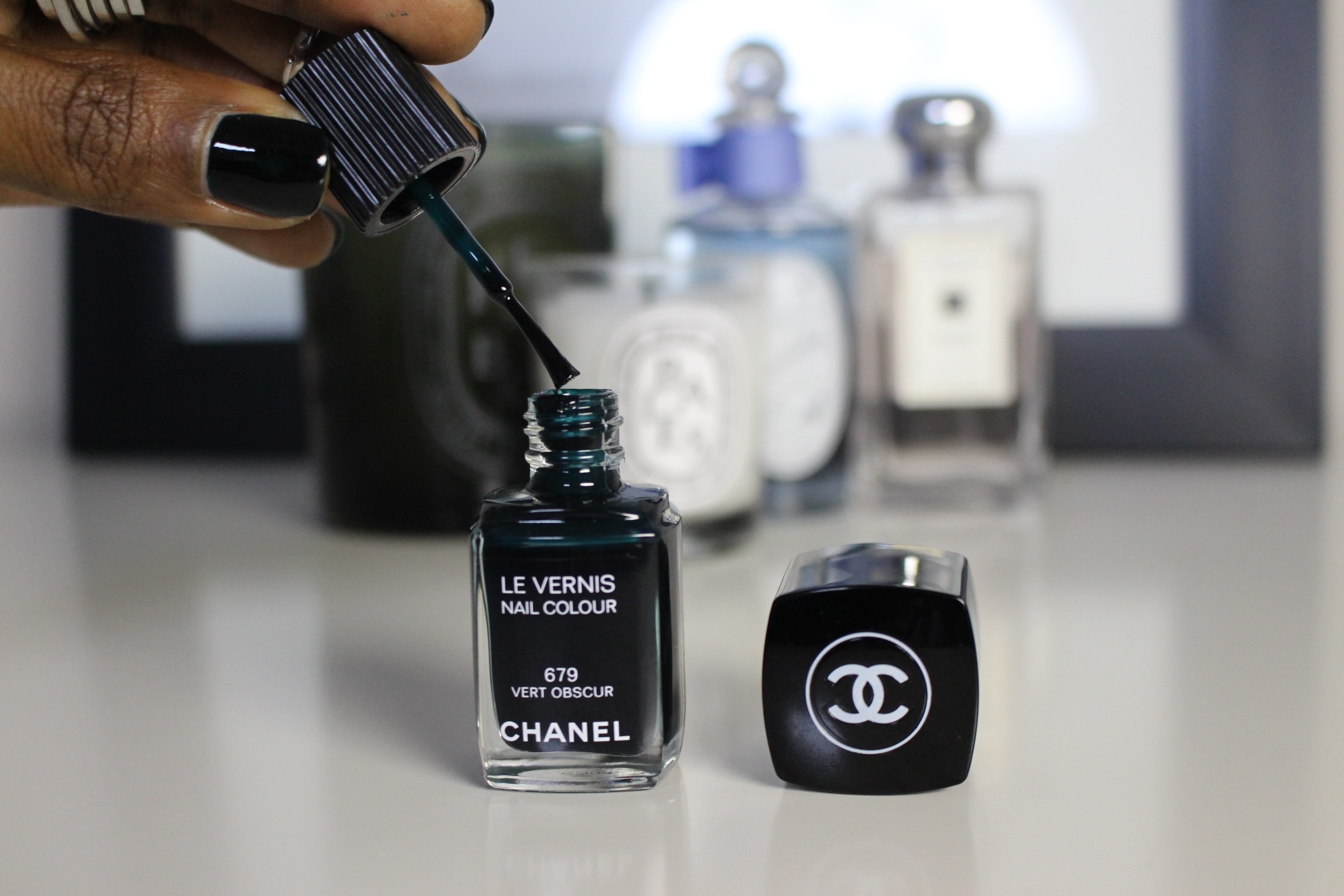 Chanel Le Vernis Vert Obscur Style Domination Fashion Blogger Ottawa
