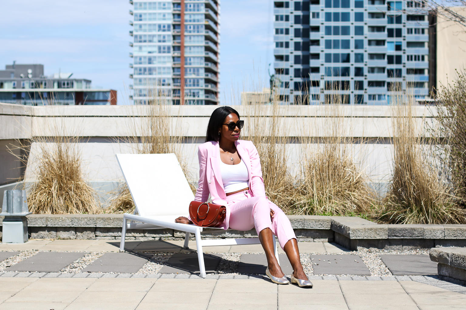 The Pink Suit Diaries - The Zara Pink Suit | Style Domination by Dominique 