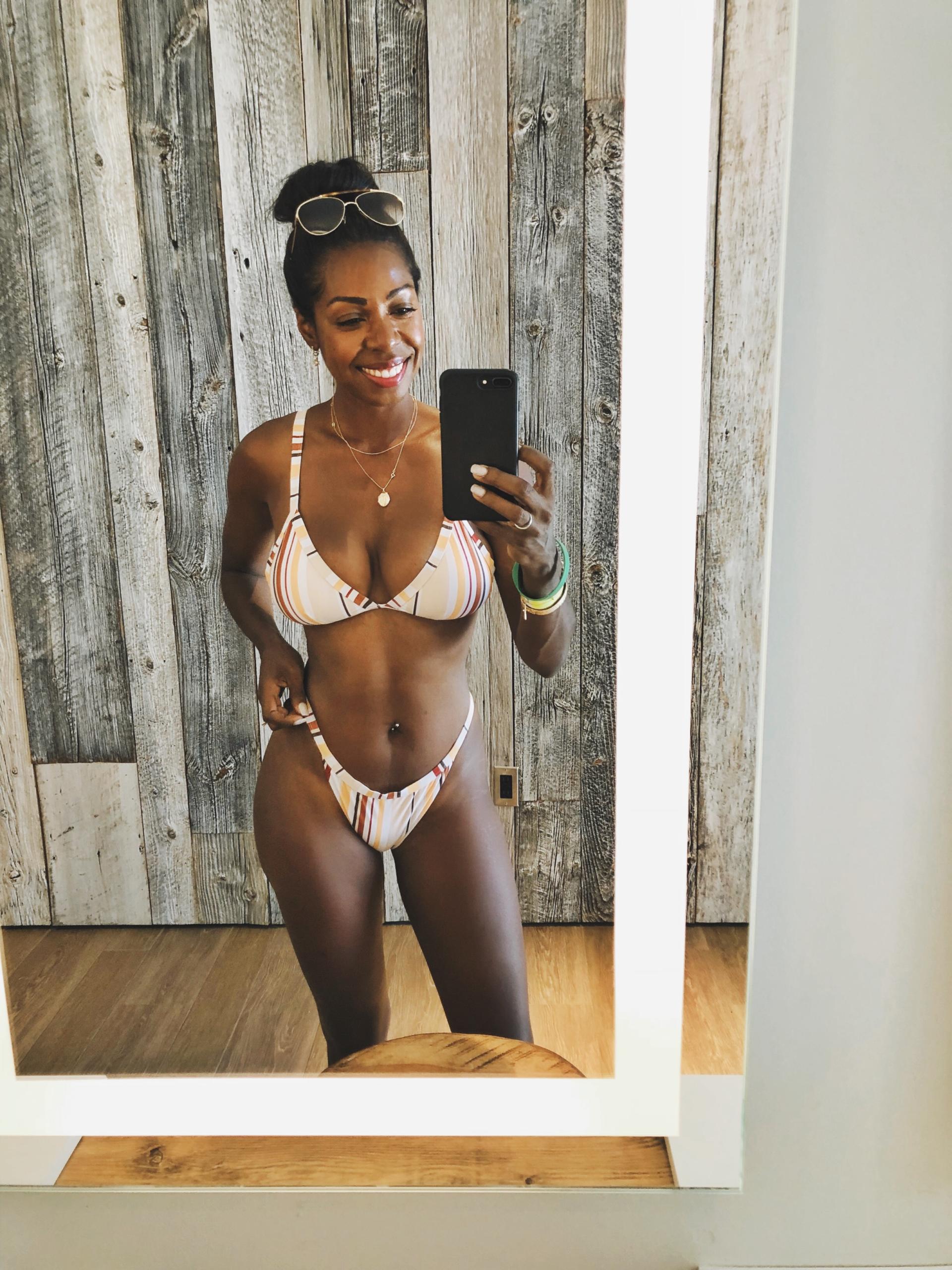 High-Cut Bathing Suits and Bikinis: Top Tips For Flattering Your Figure | Style Domination by Dominique Baker
