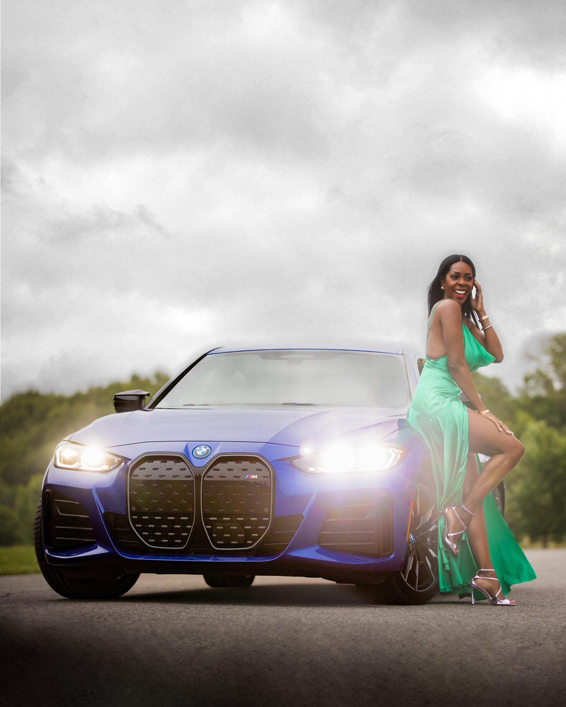 Electrifying Luxury: The BMW i4 M50 - Style Domination
